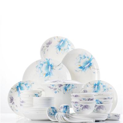 巨棒日B48头聆听花开骨瓷礼品餐具套装